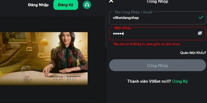 4 bước đăng nhập V9bet đơn giản