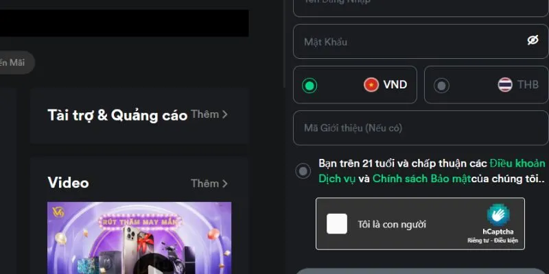 Các bước đăng ký đơn giản nhưng vẫn bảo mật tối đa